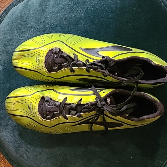 Brooks Sprinter spikes size 7 women's metallic green - Picture 6 of 7